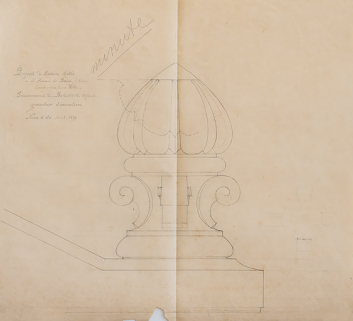 décor d'architecture © Région Bourgogne-Franche-Comté, Inventaire du patrimoine