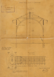  établissement thermal portique de jardin © Région Bourgogne-Franche-Comté, Inventaire du patrimoine