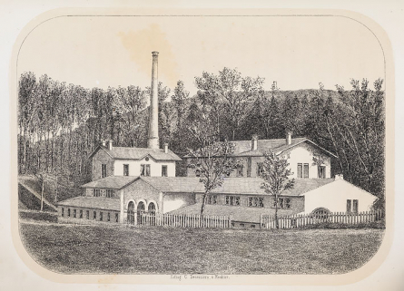 Façade principale, état dans les années 1860. © Région Bourgogne-Franche-Comté, Inventaire du patrimoine Façade principale, état dans les années 1860. © Région Bourgogne-Franche-Comté, Inventaire du patrimoine