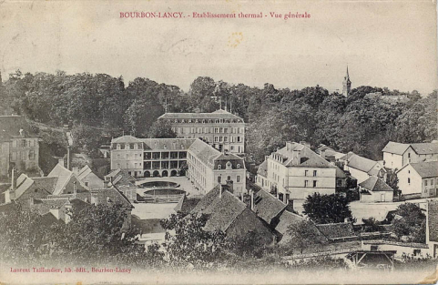 établissement thermal © Archives départementales de Saône-et-Loire  établissement thermal © Archives départementales de Saône-et-Loire