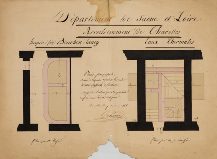 établissement thermal © Région Bourgogne-Franche-Comté, Inventaire du patrimoine  établissement thermal © Région Bourgogne-Franche-Comté, Inventaire du patrimoine