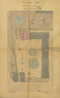 établissement thermal © Région Bourgogne-Franche-Comté, Inventaire du patrimoine  établissement thermal © Région Bourgogne-Franche-Comté, Inventaire du patrimoine