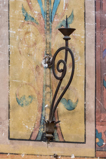 peinture monumentale luminaire d'applique © Région Bourgogne-Franche-Comté, Inventaire du patrimoine  peinture monumentale luminaire d'applique © Région Bourgogne-Franche-Comté, Inventaire du patrimoine