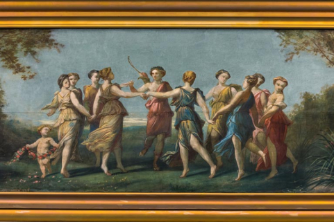 théâtre peinture monumentale © Région Bourgogne-Franche-Comté, Inventaire du patrimoine  théâtre peinture monumentale © Région Bourgogne-Franche-Comté, Inventaire du patrimoine