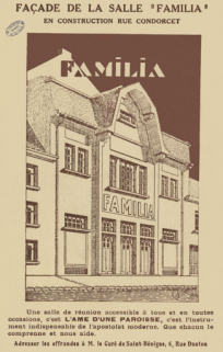 salle paroissiale cinéma théâtre © Région Bourgogne-Franche-Comté, Inventaire du patrimoine  salle paroissiale cinéma théâtre © Région Bourgogne-Franche-Comté, Inventaire du patrimoine