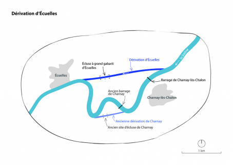 bief de dérivation © Région Bourgogne-Franche-Comté, Inventaire du patrimoine bief de dérivation © Région Bourgogne-Franche-Comté, Inventaire du patrimoine