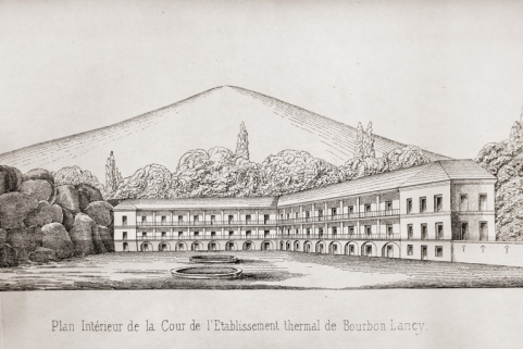établissement thermal © Région Bourgogne-Franche-Comté, Inventaire du patrimoine  établissement thermal © Région Bourgogne-Franche-Comté, Inventaire du patrimoine