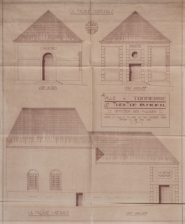 chapelle théâtre cinéma © Région Bourgogne-Franche-Comté, Inventaire du patrimoine  chapelle théâtre cinéma © Région Bourgogne-Franche-Comté, Inventaire du patrimoine