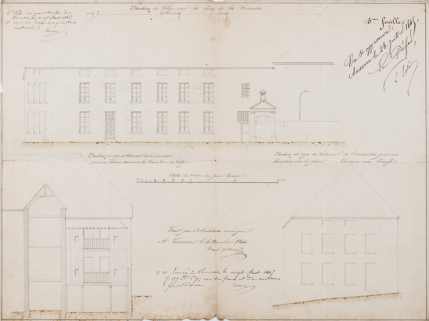 chapelle théâtre collège © Région Bourgogne-Franche-Comté, Inventaire du patrimoine  chapelle théâtre collège © Région Bourgogne-Franche-Comté, Inventaire du patrimoine