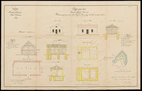  fortification d'agglomération porte de ville corps de garde © Service historique de la Défense
