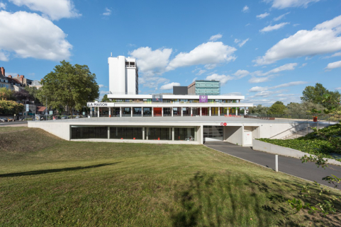 centre culturel gymnase bourse du travail © Région Bourgogne-Franche-Comté, Inventaire du patrimoine  centre culturel gymnase bourse du travail © Région Bourgogne-Franche-Comté, Inventaire du patrimoine