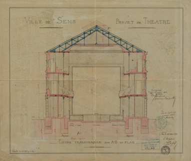 théâtre © Région Bourgogne-Franche-Comté, Inventaire du patrimoine  théâtre © Région Bourgogne-Franche-Comté, Inventaire du patrimoine