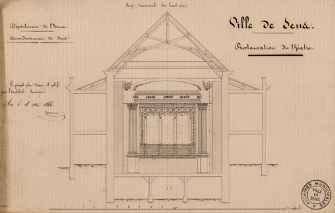 théâtre © Région Bourgogne-Franche-Comté, Inventaire du patrimoine  théâtre © Région Bourgogne-Franche-Comté, Inventaire du patrimoine