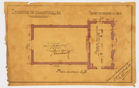 halle cinéma © Région Bourgogne-Franche-Comté, Inventaire du patrimoine  halle cinéma © Région Bourgogne-Franche-Comté, Inventaire du patrimoine