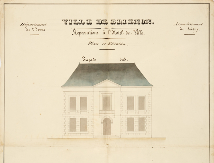 mairie théâtre © Région Bourgogne-Franche-Comté, Inventaire du patrimoine  mairie théâtre © Région Bourgogne-Franche-Comté, Inventaire du patrimoine