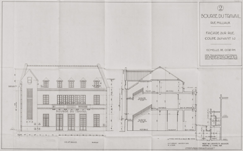 bourse du travail © Région Bourgogne-Franche-Comté, Inventaire du patrimoine  bourse du travail © Région Bourgogne-Franche-Comté, Inventaire du patrimoine