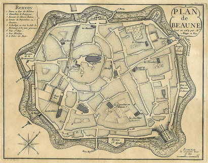 fortification d'agglomération © Archives municipales, Beaune  fortification d'agglomération © Archives municipales, Beaune