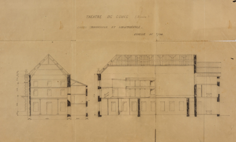 théâtre église tribunal collège © Région Bourgogne-Franche-Comté, Inventaire du patrimoine  théâtre église tribunal collège © Région Bourgogne-Franche-Comté, Inventaire du patrimoine