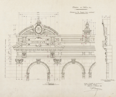  théâtre sculpture © Région Bourgogne-Franche-Comté, Inventaire du patrimoine