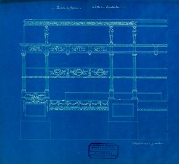  sculpture théâtre © Région Bourgogne-Franche-Comté, Inventaire du patrimoine