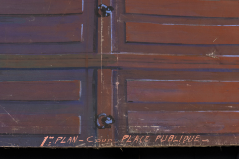  décor de théâtre © Région Bourgogne-Franche-Comté, Inventaire du patrimoine