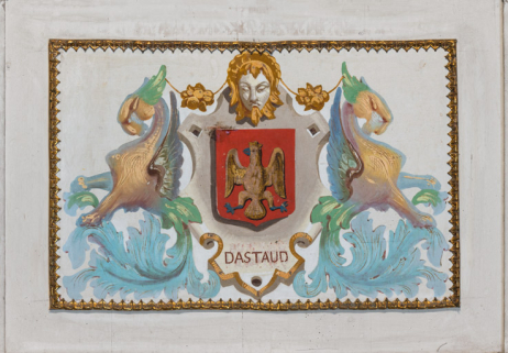  peinture monumentale armoiries © Région Bourgogne-Franche-Comté, Inventaire du patrimoine