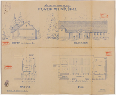  salle de spectacle cinéma © Région Bourgogne-Franche-Comté, Inventaire du patrimoine