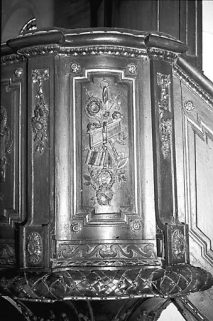 Quatrième panneau de la cuve. © Région Bourgogne-Franche-Comté, Inventaire du patrimoine