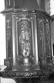 Premier panneau de la cuve. © Région Bourgogne-Franche-Comté, Inventaire du patrimoine