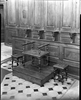 Détail des stalles. © Région Bourgogne-Franche-Comté, Inventaire du patrimoine