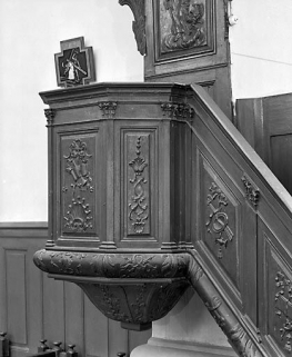 Détail de la cuve. © Région Bourgogne-Franche-Comté, Inventaire du patrimoine