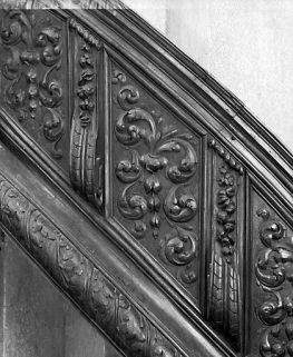 Détail de la rampe. © Région Bourgogne-Franche-Comté, Inventaire du patrimoine