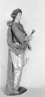 Sainte Agathe : vue du profil droit. © Région Bourgogne-Franche-Comté, Inventaire du patrimoine