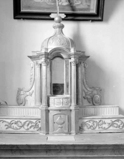 Détail: le tabernacle. © Région Bourgogne-Franche-Comté, Inventaire du patrimoine