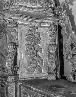 Détail : tabernacle côté droit. © Région Bourgogne-Franche-Comté, Inventaire du patrimoine