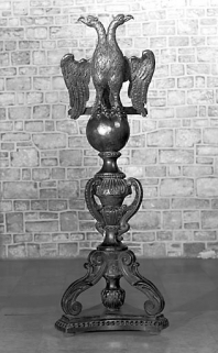 Lutrin à aigle bicéphale : vue de face. © Région Bourgogne-Franche-Comté, Inventaire du patrimoine