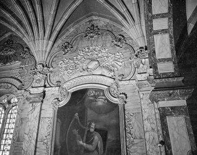 Mur droit, première travée. © Région Bourgogne-Franche-Comté, Inventaire du patrimoine