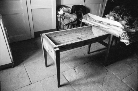 Ferme cadastrée 1965 AD : table à "maie". © Région Bourgogne-Franche-Comté, Inventaire du patrimoine