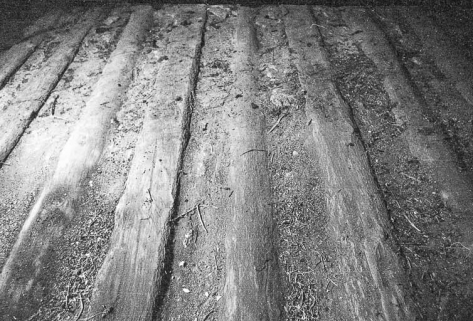 Ferme cadastrée 1965 AD : détail du plafond. © Région Bourgogne-Franche-Comté, Inventaire du patrimoine