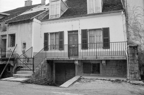 Maison cadastrée 1967 AH 199 : façade antérieure. © Région Bourgogne-Franche-Comté, Inventaire du patrimoine