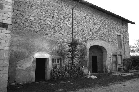 Ferme cadastrée 1957 A1 232 : façade antérieure. © Région Bourgogne-Franche-Comté, Inventaire du patrimoine