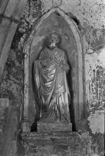 Statue de saint Paul en bois peint et doré, XIXe siècles : vue de face © Région Bourgogne-Franche-Comté, Inventaire du patrimoine