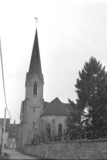 Extérieur : abside © Région Bourgogne-Franche-Comté, Inventaire du patrimoine