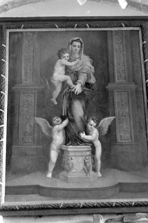 Tableau de la Vierge à l'Enfant situé dans la troisième chapelle côté sud © Région Bourgogne-Franche-Comté, Inventaire du patrimoine
