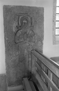 Dalle funéraire de Philibert de Vaultravers : vue d'ensemble. © Région Bourgogne-Franche-Comté, Inventaire du patrimoine