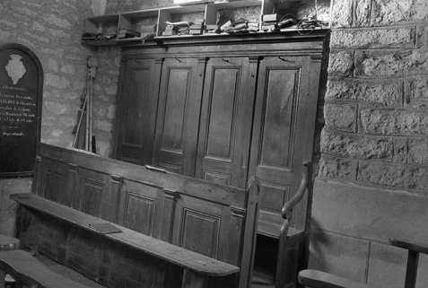 Stalles en bois, XIXe siècle : vue de trois quarts © Région Bourgogne-Franche-Comté, Inventaire du patrimoine