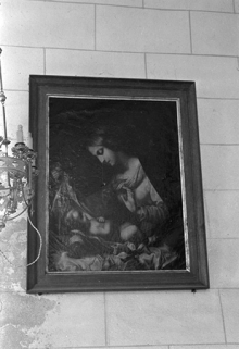 Tableau représentant la Vierge à l'Enfant, XIXe siècle : vue de face © Région Bourgogne-Franche-Comté, Inventaire du patrimoine