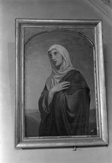 Tableau de la Vierge, XIXe siècle : vue de face. © Région Bourgogne-Franche-Comté, Inventaire du patrimoine