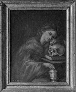 Tableau représentant sainte Marie-Madeleine, 1883 : vue de face. © Région Bourgogne-Franche-Comté, Inventaire du patrimoine