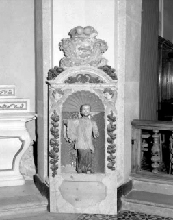 Retable à niche avec statue : vue d'ensemble. © Région Bourgogne-Franche-Comté, Inventaire du patrimoine